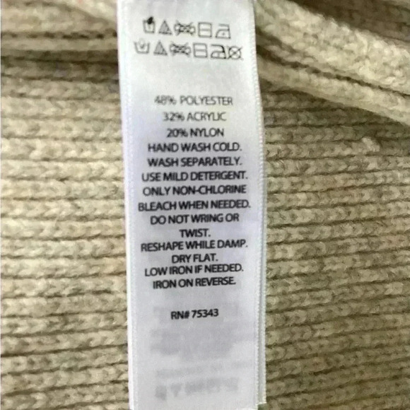 Sincerely Jules NWT Oatmeal Lightweight Long Sleeve Open Long Cardigan Sweater L - Picture 8 of 10